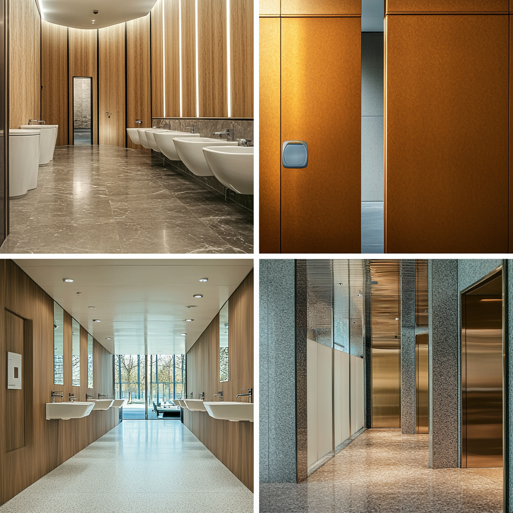 fenólicos express- divisiones fenólicas- cabina de baño fenólica- divisiones de baño publico