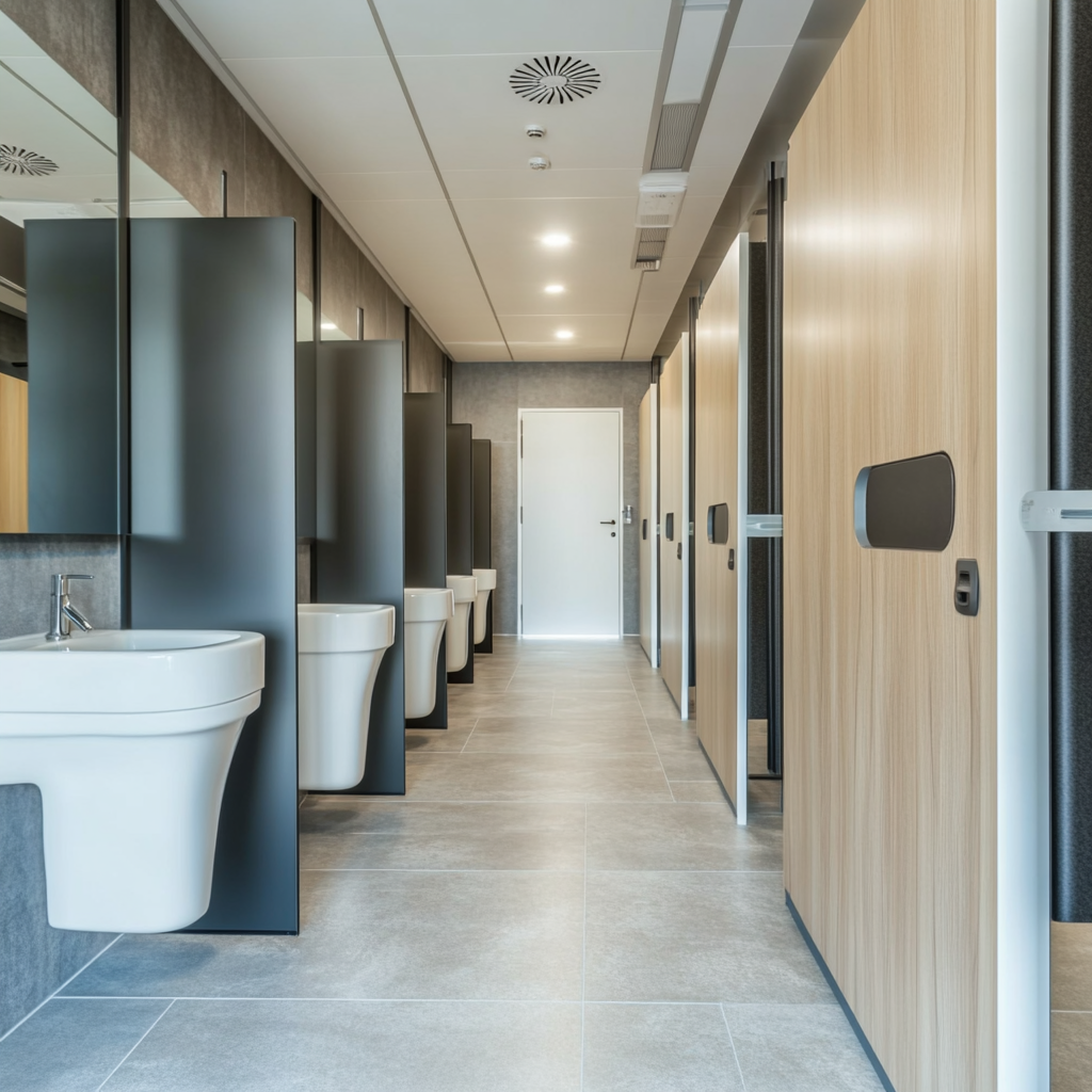 fenólicos express- divisiones fenólicas- cabina de baño fenólica- divisiones de baño publico